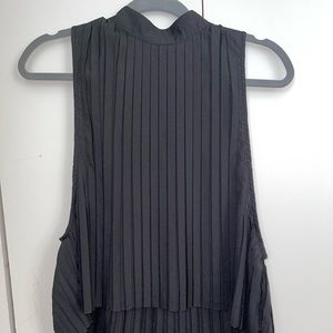 Nastygal High Neck Chiffon Top